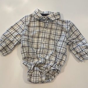 Janie and Jack plaid top